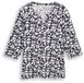 Tom Tailor - Plus Size - Shirt met lange mouwen met patroon - Maat 48 - blue ginkgo minimal