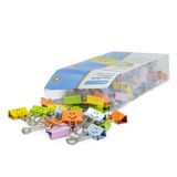 Rapesco 1428 Smiley Foldback Klemmen, 19mm, Assorti Kleuren, 80 Stuks