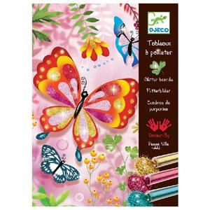Djeco Glitter Butterflies - Schilderijen met Glitter