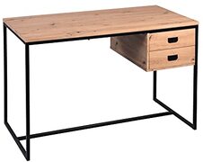 M2 Kollektion Melbourne Bureau, houtmateriaal, bruin, zwart, B/H/D = 110x75x60cm