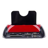 TEMPO DI SALDI Dockingstation 2 harde schijf 2.5 3.5 SATA Ide E-Sata USB 2.0 3.0 HDD Sd Player