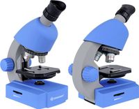 Bresser Microscope Junior - 40x-640x - Bleu - Accessoires inclus