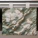 PETTI Artigiani Italiani - Ovenafdekking voor moderne keuken, salie-marmereffect, ovenafdekking voor keuken, 40 x 50 cm, 100% Made in Italy