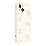 Coque TPU antichoc élégante iPhone 13 avec bords relevés - Blanche / arc