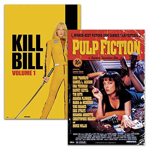 Close Up Uma Thurman Kill Bill Vol.1 & Pulp Fiction Poster Set van 2 61 x 91,5 cm