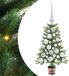 vidaXL Kerstboom met 150 LED met standaard Groen 65 cm PE