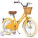 Vélo enfant 12-20 pouces avec panier et roulettes d'entraînement