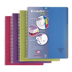 Clairefontaine Linicolor Microgeperforeerd spiraalschrift Assorti Gelinieerd A5+ 90 g/m