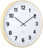 Karlsson Wandklok Esencia Classic Xl - Lichtbruin - Ø60cm
