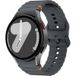 Strap-it Samsung Bracelet ondulés Samsung Galaxy Watch 4 44mm 7 - 44mm (graphite)