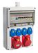 VOTHA® Wandverdeler - bedraad "WÜRZBURG" met FI-schakelaar stopcontact 230 V~ 4, CEE 16 A, 400 V~ 2, CEE 32 A, 400 V ~ zonder, LS 16 A, 1-polig, C 2, LS 16 A, 3-polig, C 2, LS 32 A, 3-polig, C zonder