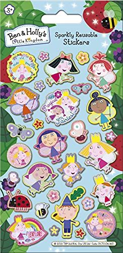 Paper Projects Ben en Holly's Little Kingdom Sparkly Herbruikbare Sticker Pack