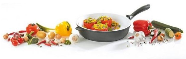 Krüger Oslo - Pan - 280 mm - Zwart, Wit