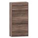 Vida Designs 3 Laden Opbergschoenenkast Organizer Pull Down Houten Meubilair, Walnoot