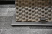 AVH-Collectie Bilbao Bilbao dining hoek loungeset 5 delig grijs verstelbare tafel