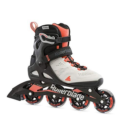 Rollerblade Dames Macroblade 80 inlineskate, Glacier Grey/Coral, 265