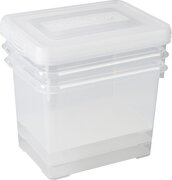 Allibert set handy box2 3x20L transparant