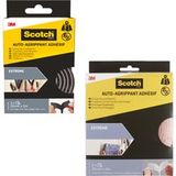 Scotch® Rubans Auto-agrippants Extrême Fixation Extra Forte Jusqu'à 5 Kg Résistants Uv Et Eau Intérieur Extérieur Murs Et Surfaces