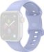 By Qubix - Siliconen sportbandje - Maat: M/L - Lichtpaars - Geschikt voor Apple Watch 38mm / 40mm / 41mm / 42mm