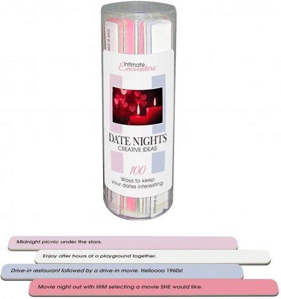 Kheper Games Date Nights Creative Ideas - Erotische Spel - Engels/Spaans