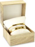 CO88 Collection Gift Set 8CO SET016 Sieraden Geschenkset - Armbanden Set 3 Stuks - Staal - Goudkleurig