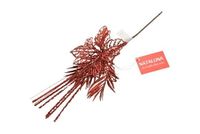 Nataluna M.W3 Pick Flower Glitter 35 cm rood, zoals foto, uniek