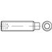 TOOLCRAFT TO-5414763 Draadpen M20 35 mm 50 stuk(s)