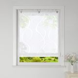 Omgoods - Heichkell Roman Blind - Rideau à œillets transparent 80x140 cm