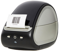 DYMO LabelWriter 550 Label Printer - Direct Thermal, Wired, USB, Black/Grey
