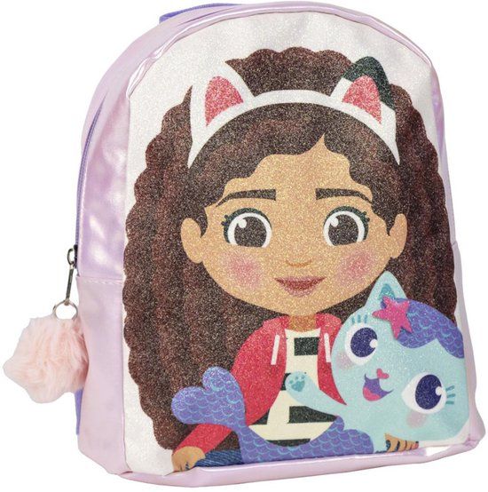 Merkloos Casual Rugtas Gabby's Dollhouse Roze 19 x 23 x 8 cm