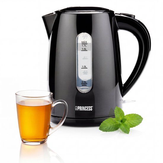 Princess 236017 Waterkoker - 1.7L - Zwart