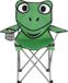 NC3007 NILS CAMP NC3007 FROG Serie Kinderstoel