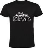 Sol's Heren T-shirt - Ik heb de leukste mama - Zwart - 5XL
