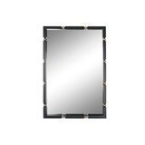 Home ESPRIT Home Wandspiegel, zwart, goud, glas, ijzer, 64,5 x 5 x 96,5 cm