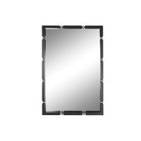 Home ESPRIT Home Wandspiegel, zwart, goud, glas, ijzer, 64,5 x 5 x 96,5 cm