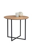 HomeTrends4You Keno 2 salontafel/bijzettafel, hout, bruin, diameter 60 cm, hoogte 56 cm