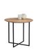HomeTrends4You Keno 2 salontafel/bijzettafel, hout, bruin, diameter 60 cm, hoogte 56 cm