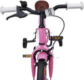 vidaXL Kinderfiets 16 Inch Licht Roze