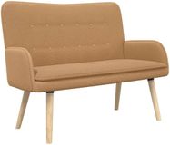 vidaXL 2-Zits Sofa Beige 115 x 61 x 87 cm Bouclé