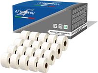 Aftertech 20 x 11355 19 x 51 mm rollen compatibele zelfklevende etiketten (500 etiketten/rol = 10000 in totaal) voor Dymo LabelWriter Seiko SLP labelprinter S0722550 20 x 11355