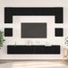 Prolenta Maison Exclusive Ensemble de meubles TV exclusif - 8 pièces, dimensions : 100 x 30 x 30 cm, couleur noire, imitation chêne