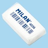 Doos MILAN Doos met 36 CNM4036 gum voor het wissen van potloden Grafietkleur wit