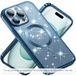 Techsuit MagSafe-hoesje voor Xiaomi 17T Pro, Luxury Glitter, Blauw