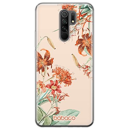 BABACO ERT GROUP Mobiel telefoonhoesje voor Xiaomi REDMI 9 - Babaco Flowers 057