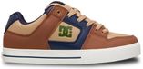 DC Shoes Pure Schoenen Heren EU 43 Leer Bruin/Navy/Tan