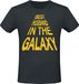 Sprüche Dress Forward GmbH Uitspraken Best Husband In The Galaxy Heren T-shirt - zwart - M