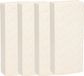 Gerimport Waterverdamper - 8x - creme wit - keramiek - 400 ml - radiatorbak luchtbevochtiger - 7,4 x 17,7 cm