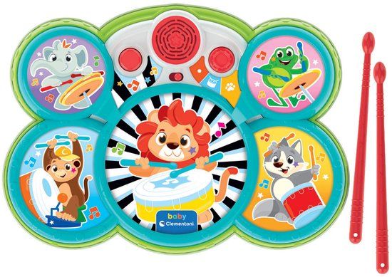 Clementoni Baby Drumset Dieren