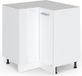 Vicco R-Line Hoekkast – 75.6 cm zonder werkblad Wit Hoogglans