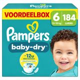 Pampers Baby Dry Luiers Maat 6 (13-18 kg) - 4 x 46 stuks